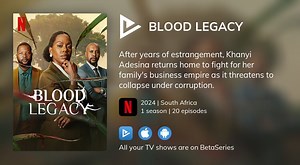 Watch Blood Legacy streaming