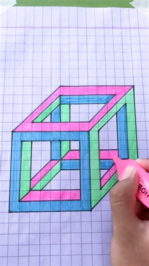 🎨How to Draw in 3D: Easy Step-by-Step Tutorial for Beginners #fblifestyle Want to make your drawings pop off the page? In this beginner-friendly tutorial, you’ll learn how to draw in 3D using simple techniques like perspective, shading, and depth. Whether you're sketching 3D shapes, objects, or letters, this guide will help you understand the basics and level up your art. No advanced tools needed—just a pencil and paper! ✅ What you'll learn: One-point and two-point perspective Basic 3D shapes (