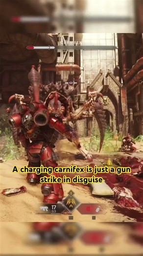 Carnifex vs Exploding metal slug - #spacemarine2 #warhammercommunity #bloodraven #tyranids