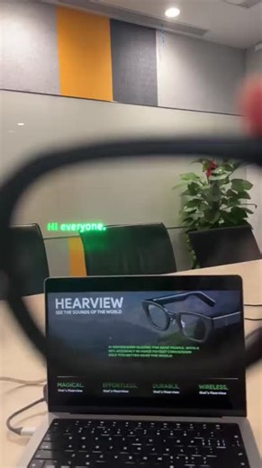 Here is how Hearview speech-to-text glasses work: these are transforming communication for the deaf and hard-of-hearing community.As the video shows, users connect their glasses with the app… | Bertalan Meskó, MD, PhD