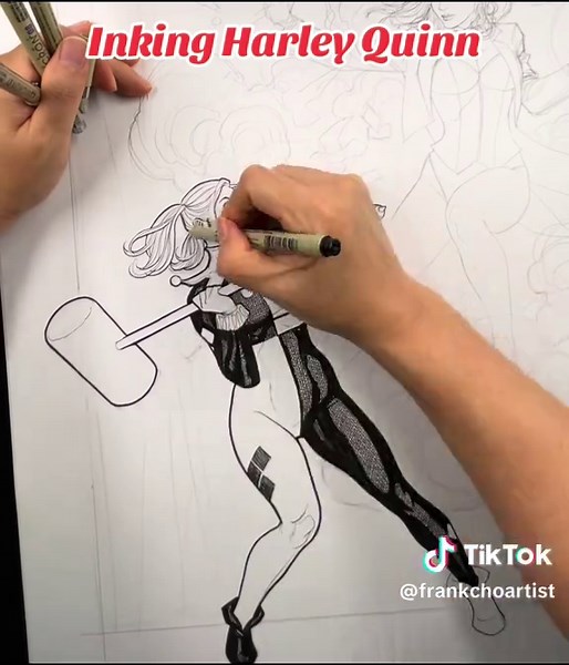 Inking Harley Quinn: A Step-by-Step Guide