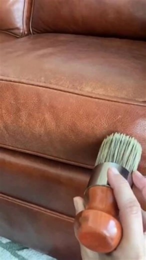 Here’s how to clean your leather sofa and make it look like new and as clean as on the first day. | Blossom & Thrive Hacks