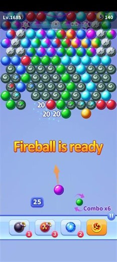 bubble shooter game level-1685 video ko like kre 👍👍 aur Chanel ko subscribe kre 👍👍 comments kre 👍👍