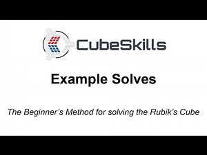 How to Solve a Rubik's Cube - Example Solves