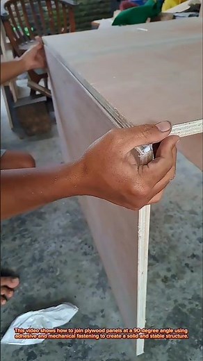 DIY Plywood Box Assembly | Strong Joint Using Glue and Screws