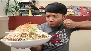 339K views · 193 reactions | 4.5 POUNDS of Pad Thai! 30 minutes to complete this challenge. | Strictly Dumpling | Facebook