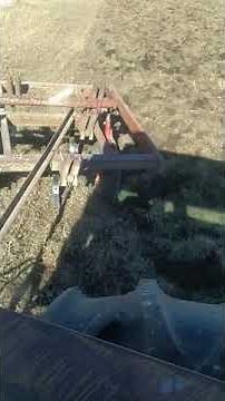 Farmall 656 Gas chisel plowing