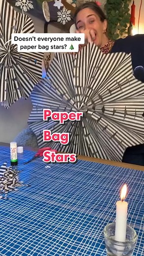 DIY Paper Bag Stars: Easy Christmas Craft