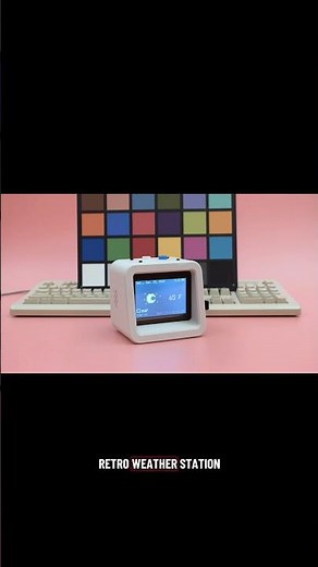 weather station + retro 8bit graphics learn.adafruit.com/pyportal-titano-weather-station #adafruit