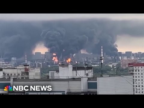 Ukraine launches largest attack on Moscow yet
