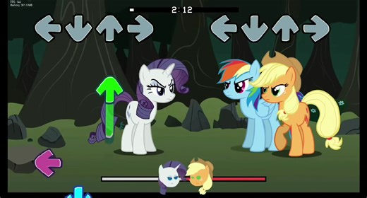 Friday Night Funkin MLP Tug of War Mod