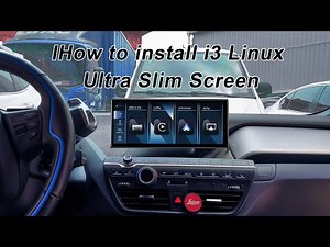 BMW i3 NBT or EVO Install a 12.3" Linux Screen to get CarPlay and android auto functionality!