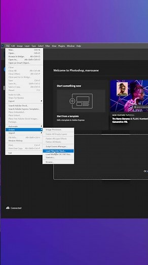 How to Open Multiple Images in One Photoshop Document