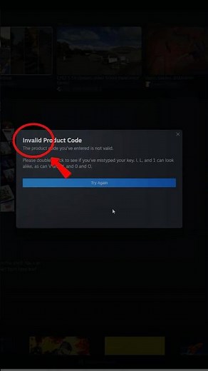 How to FIX Steam "Invalid Product Code" error?