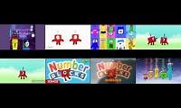 Mix of 8 videos from youtube : 8 NumberBlocks Themes