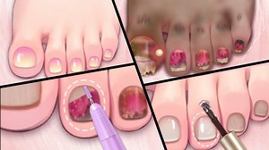 146K views · 501 reactions | ASMR Delight: Dazzling Toe Nail Makeovers and Cleaning Sounds #toenails #makeuptutorial #asmr #satisfying #Facebookviral | Tunnig ASMR | Facebook