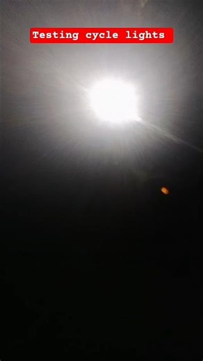 cycle lights testing 😍🤫