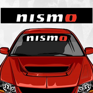 Nismo Windshield Banner Decal - JDM Style Car Windshield Sticker for Nissan Enthusiasts - Etsy
