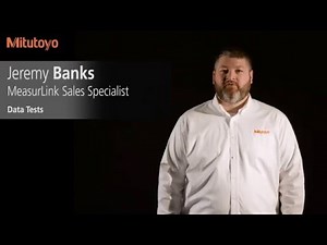 MeasurLink Data Tests - Mitutoyo