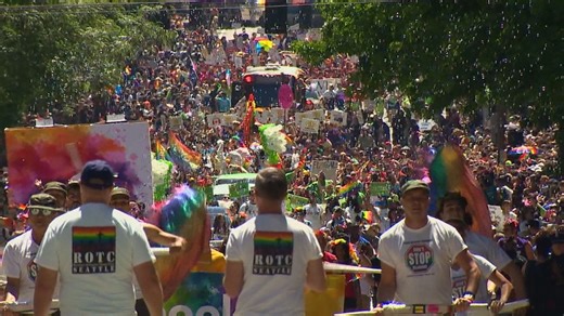 Thousands fill downtown to celebrate at Seattle Pride Parade