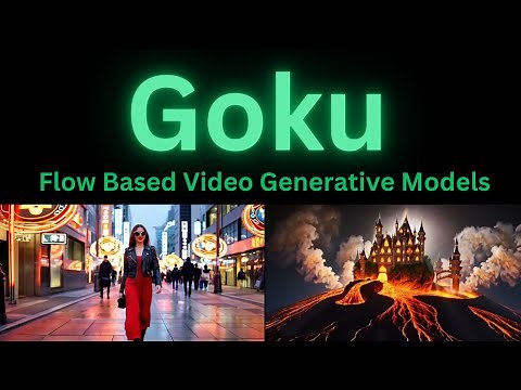Goku - Text 2 Video AI Model by ByteDance - Rectified Flow Transformer