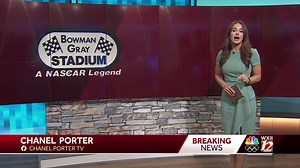 A very scary scene Saturday evening at Bowman Gray, after a driver was taken off the track in an ambulance. Sportsman driver Robbie Brewer had to be removed from his car after a direct hit with the wall in turn four, following a restart on lap 16. | Chanel Porter TV