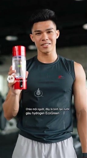Bình tạo nước giàu hydrogen link đặt hàng: https://s.shopee.vn/5VQSA6gkiI #taptheduc #gym