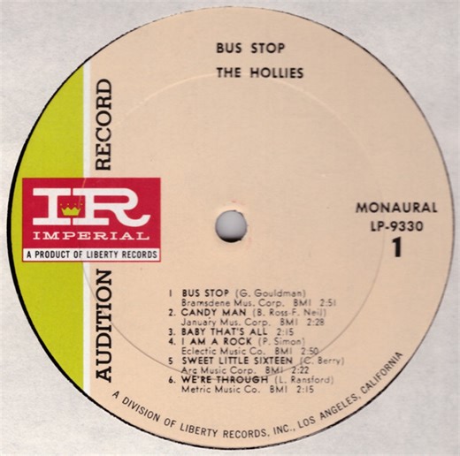 The Hollies - Bus Stop