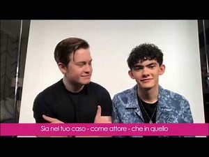 Interview with Joe Locke and Kit Connor by tvserial.it - Heartstopper