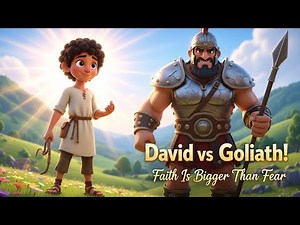 David and Goliath | Animated Bible Story for Kids | Faith, Courage & Trust in God