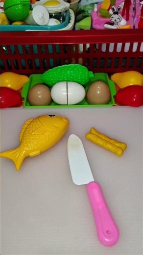 🐟🍟 Satisfying Fish Cutting & French Fries Tapping ASMR 🔪 Toy Slicing #shorts #asmr