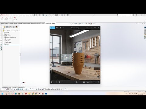 Tự học Solidworks Bài 10: Lệnh Linear Pattern và Circular Pattern | Sử dụng Equation điều khiển mảng