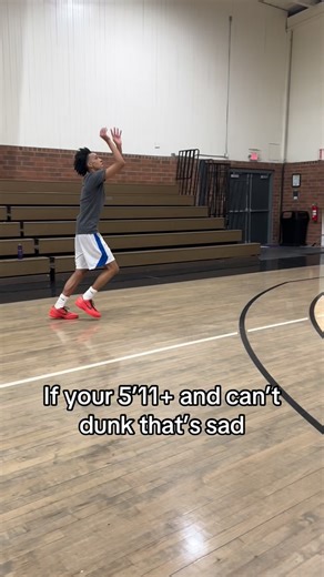 Triston Fulp on Instagram: "Fr tho I got my first dunk at 5’8. #viral #basketball #explorepage"