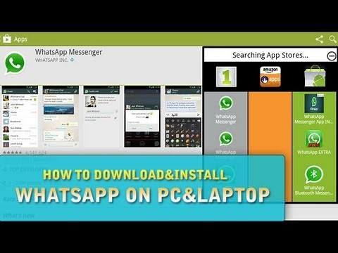 How to Download/Install WhatsApp on Pc/Laptop ( FREE DOWNLOAD )