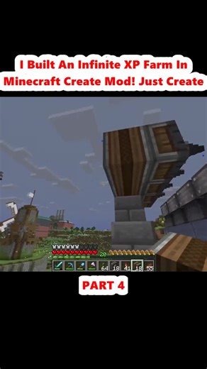I Built An Infinite XP Farm In Minecraft Create Mod! Just Create (4)