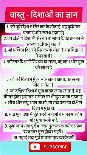 वास्तु दिशाओं का ज्ञान | किस दिशा में सोना, खाना, पढ़ना सही? | Vastu Tips in Hindi#shorts@#