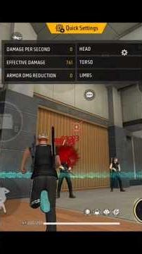 Orange damage to Red damage ☠️ #paidsensi #freefire #Reddamage