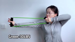 SPG Archery Bow Trainer - 20 30 40 50 LBS Bow Strenth Trainer Latex Draw Training Aid Archery Shot Trainer Workout Resistance Band for Bow Shot Practice Accessories