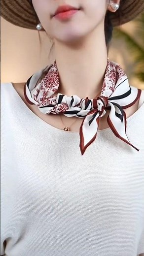 Classy Silk Scarf Knot Tutorial for Daily Wear