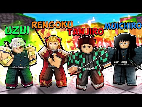 i Used EVERY MOVESET in This DEMON SLAYER BATTLEGROUNDS Game.. (Slayer Battlegrounds)