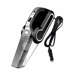 Aspirator auto si compresor, multifunctional, 4 in 1, lanterna LED, manometru, 120 W, 12 V, cablu 4 m - eMAG.ro