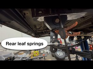 Setting the Rear Leaf Springs | 1st Gen 4Runner Project