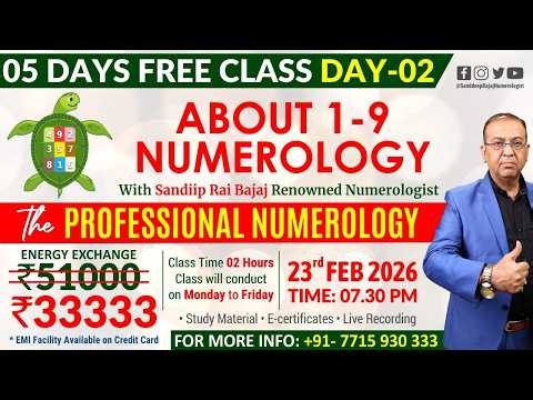 PLANE IN NUMEROLOGY By Sandip Rai Bajaj Renowned Numerologist Join This Class Pls Call 7715930333