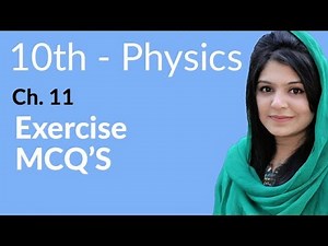 10th Class Physics Chapter 11 MCQs - Class 10 Physics Chapter 2 MCQs
