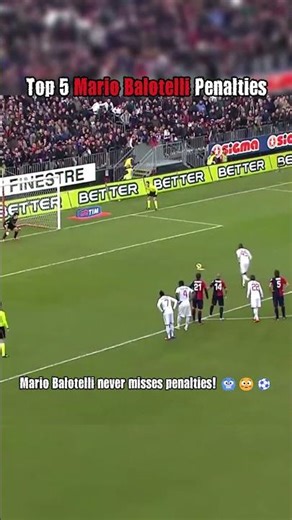 Top 5 Mario Balotelli Penalties🥶⚽#shorts #football