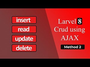 Laravel 8 CRUD using AJAX in Urdu/Hindi 2021