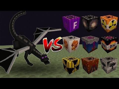 Ender Dragon vs 30 Different TNTs! Can It survive Nuclear TNTs?