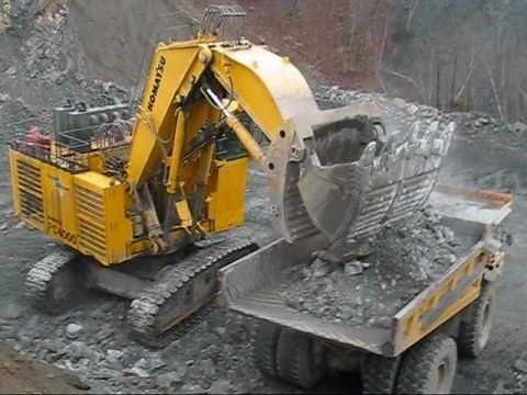 Komatsu PC4000 Loading Cat 785B's