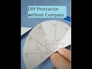 DIY protractor without compass