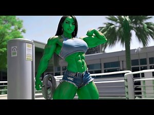 She Hulk vs The Amazons